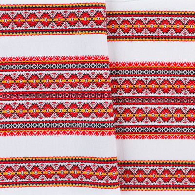 Декоративна красива тканина з національним орнаментом ТД-55 4 \ 1